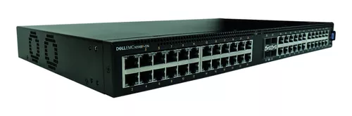 N1148P-ON Dell EMC PowerSwitch 48 Ports GE (24 PoE+ 375W), 4x10GE Uplink