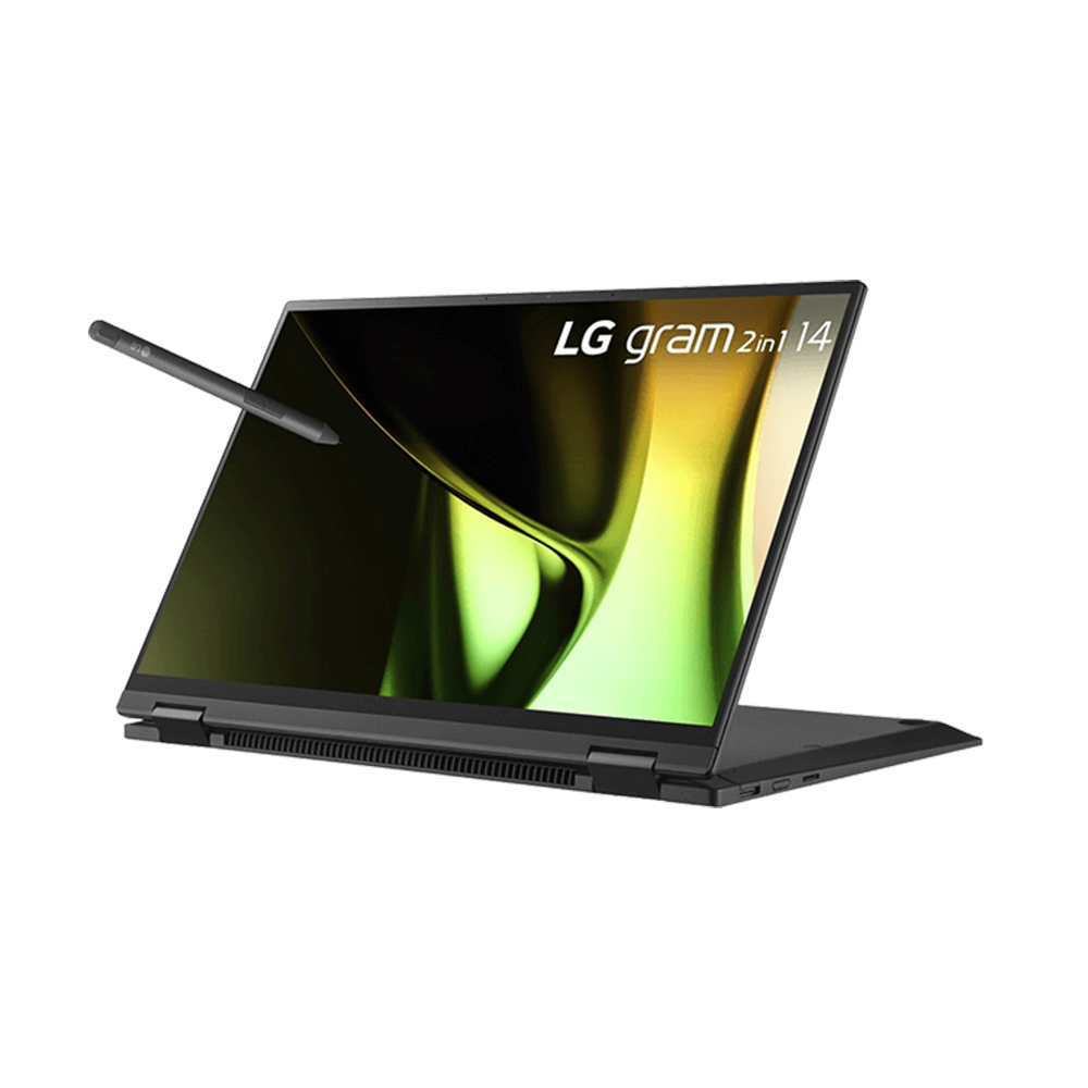 Laptop LG Gram 2024 2 in 1 14T90S-G.AH55A5 (Intel Core Ultra 5 125H | 16GB | 512GB | Intel Arc | 14 inch WUXGA | Cảm ứng | Win 11 | Đen)