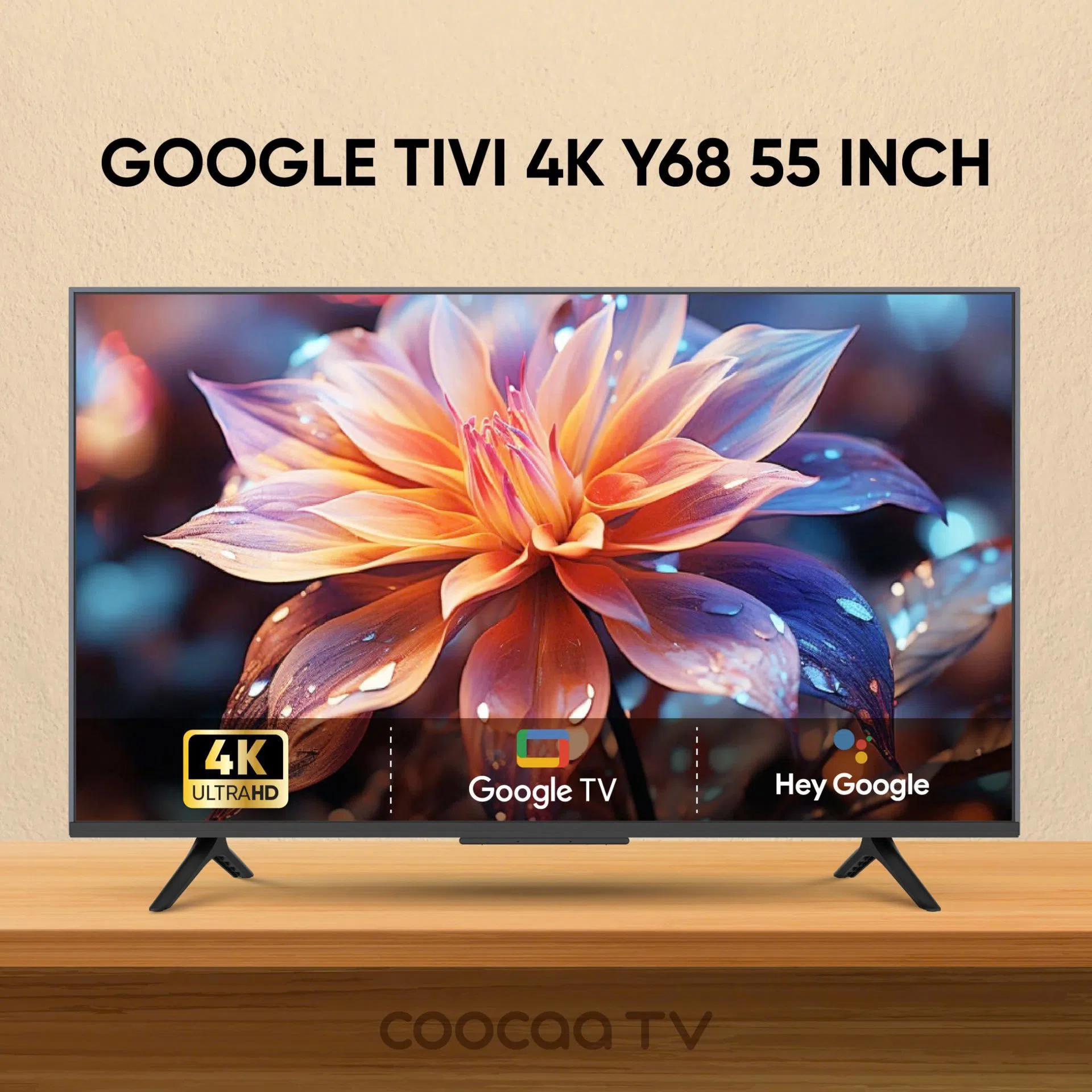 Google Tivi Coocaa 4K 55 inch 55Y68