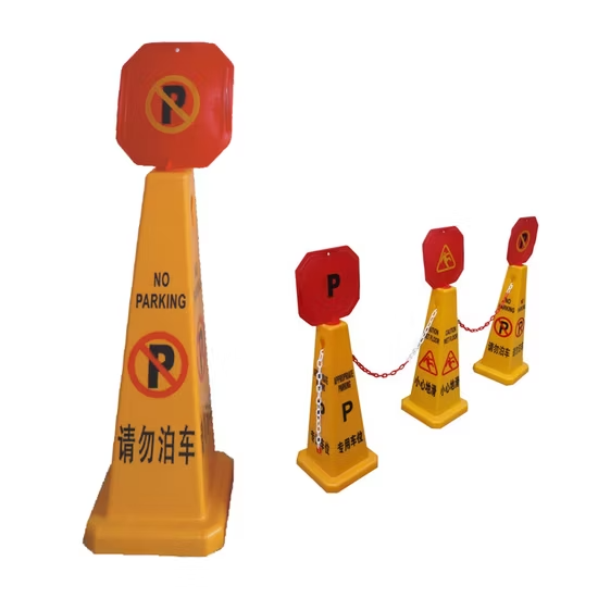 Biển báo cấm đỗ xe di động, thích hợp sử dụng trong nhà và ngoài trời