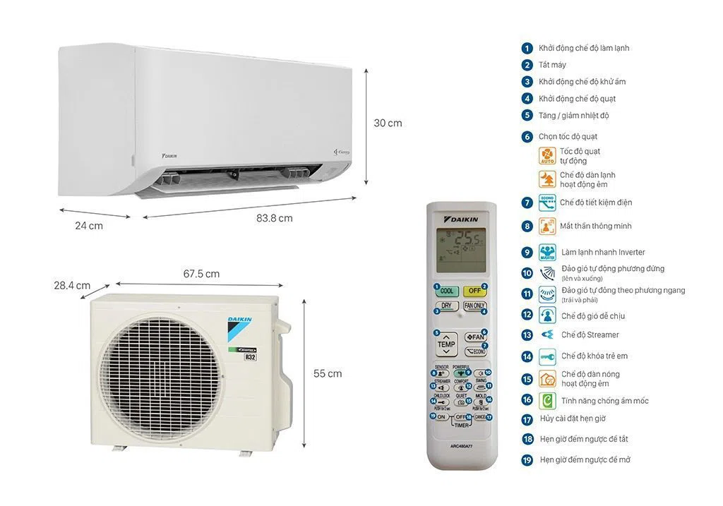 Máy lạnh Daikin Inverter 1 HP FTKY25ZVMV