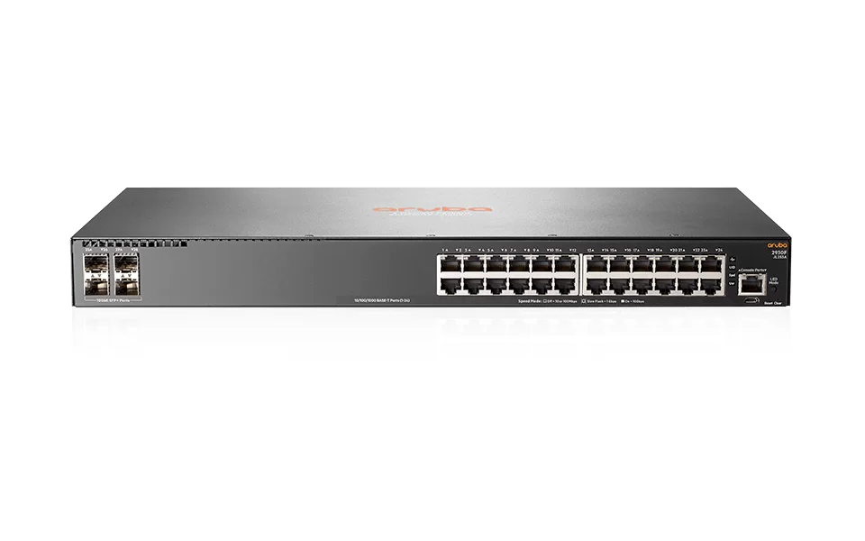 Aruba 2930F 24G PoE+ 4SFP+ Switch (JL255A)
