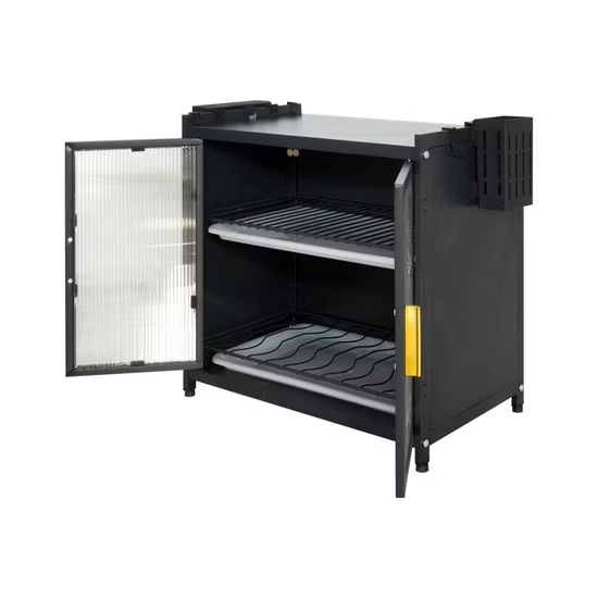 Tủ đựng đồ nhà bếp cỡ lớn hiện đại với các ngăn kệ nhiều tầng có thể điều chỉnh