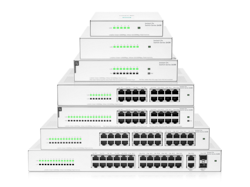 Thiết bị chuyển mạch Switch Aruba Instant On 1430 24G _ R8R49A