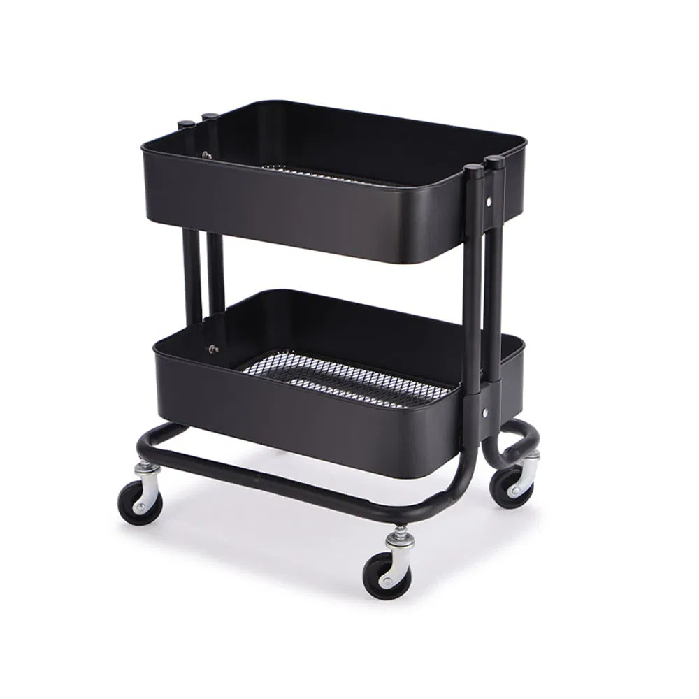 Xe đẩy đựng đồ nhà bếp/phòng tắm có thể gấp gọn và mở rộng, tiết kiệm không gian.