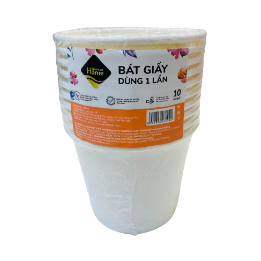 Bát giấy WinMart Home 18oz 540ml (10c/g)