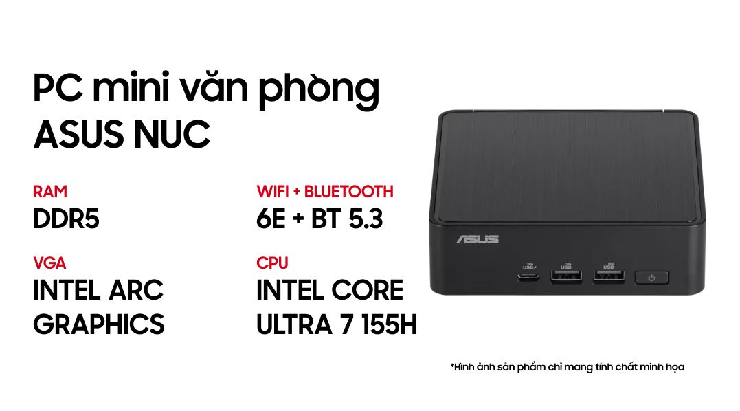PC Mini Pc Asus NUC 14 Pro Revel Canyon U7