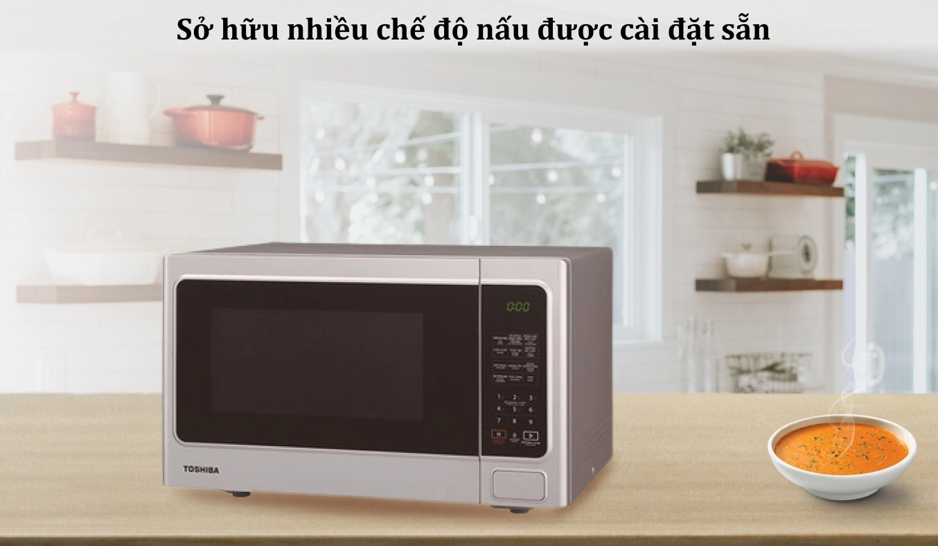 Lò vi sóng có nướng Toshiba 34 lít ER-SGS34(S1)VN