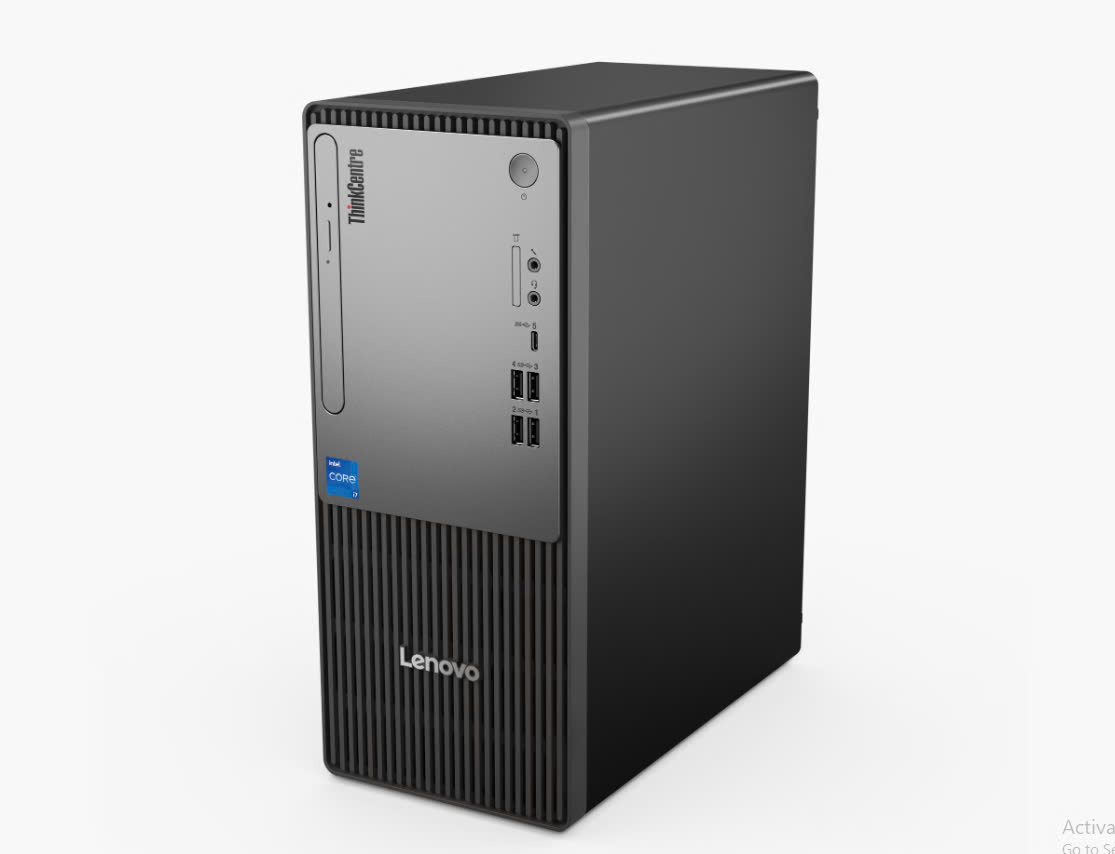 Máy tính để bàn đồng bộ Lenovo ThinkCentre Neo 50T Gen 5 12UB0001VA (Intel Core i3-14100 | 8GB | 512GB | Intel UHD 730 | NoOS | Đen)