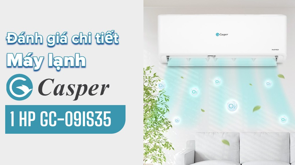Máy lạnh Casper Inverter 1 HP GC-09IS35