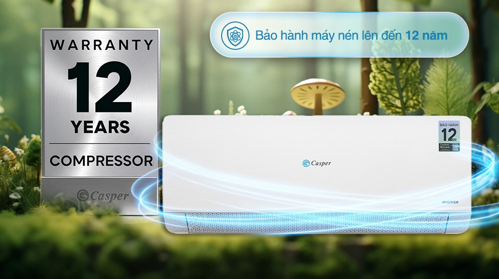 Máy lạnh Casper Inverter 1.5 HP QC-12IS36