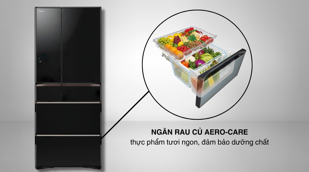 Tủ lạnh Hitachi Inverter 617 lít Multi Door R-HW620RV XK