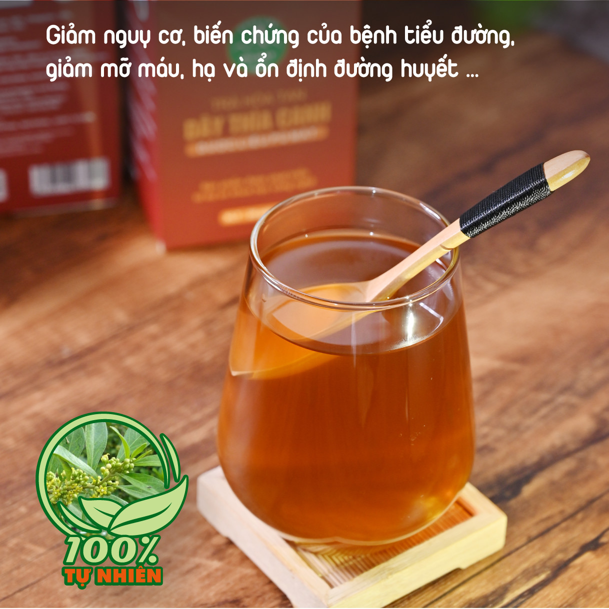 Trà hòa tan dây thìa canh Pù Mát