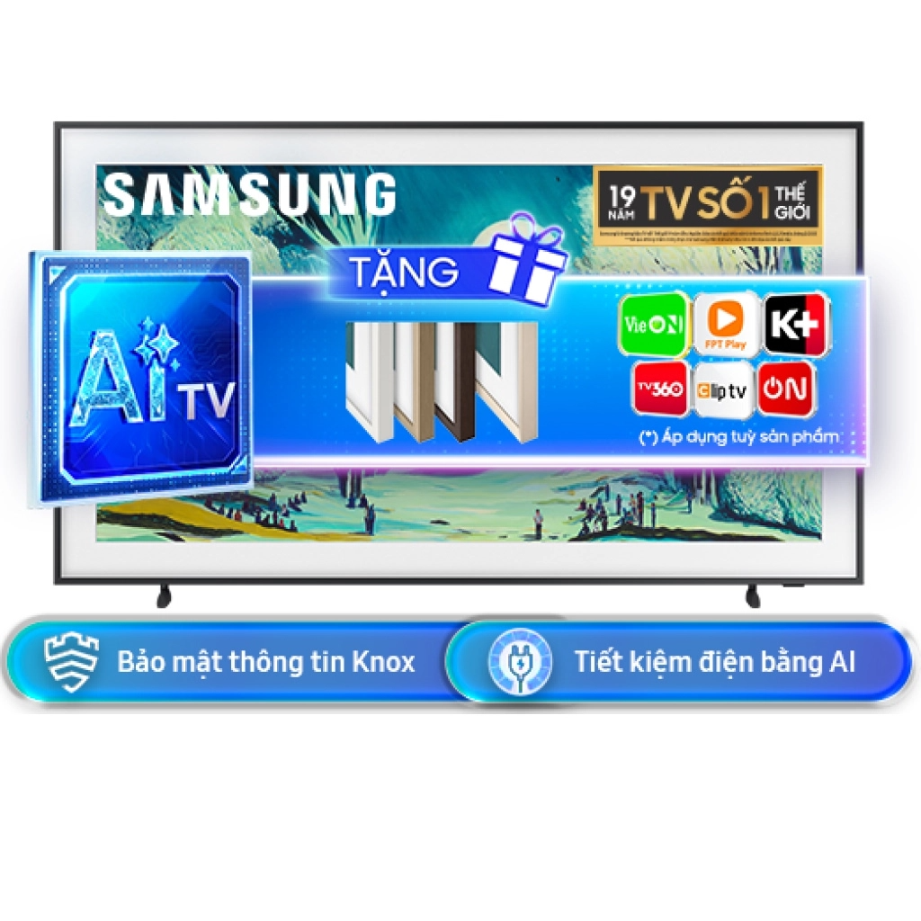 Smart Tivi QLED Lifestyle Samsung 4K 65 inch QA65LS03FAKXXV (Màu Đen)